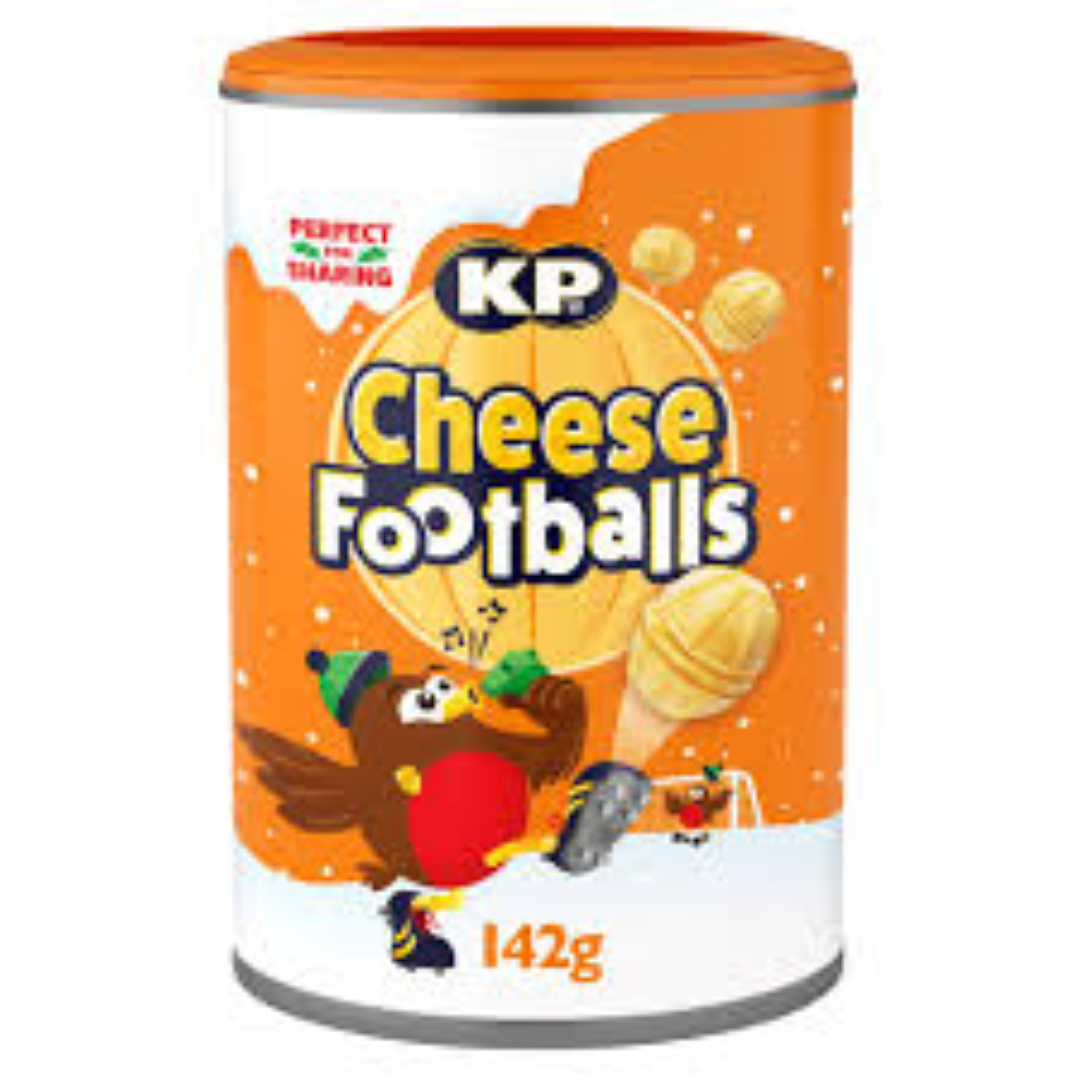 KP CHEESE FOOTBALLS LIGHT N CRISPY WAFERS 142G